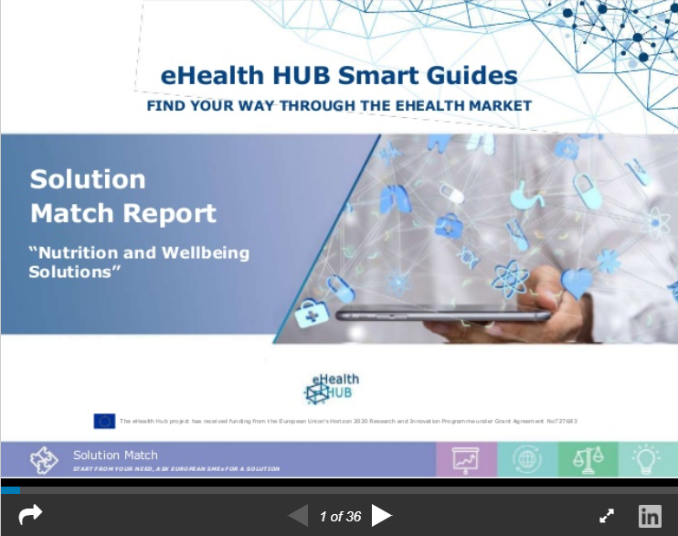 “Nutrition and Wellbeing Solutions”: a new DOMPÉ Pharma – eHealth HUB Smart Guide now available!